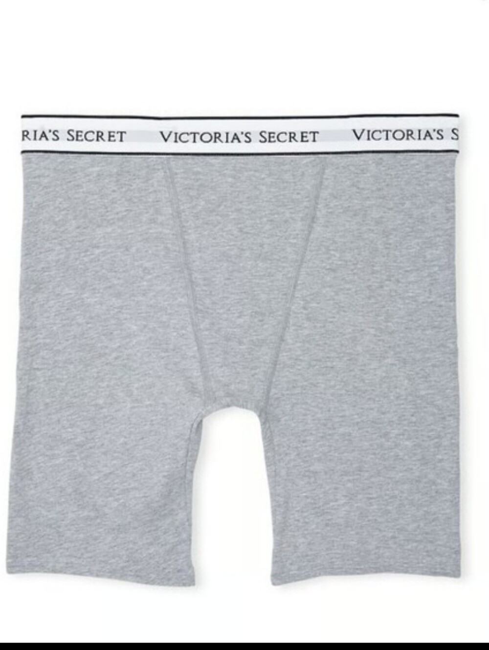 Victoria's secret logo cotton stretch high waist boxer brief panty shorts XLARGE